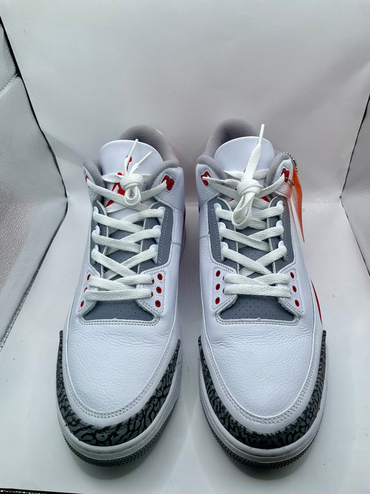 Jordan 3 “Fire Red” sz 14